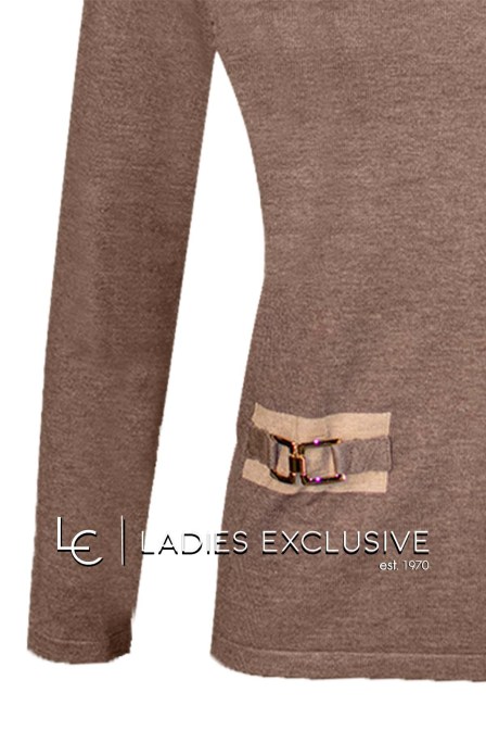 TRIPODE Μπλούζα πλεκτή με άνοιγμα v