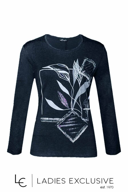 ELIN Μπλούζα από βισκόζη με στάμπα