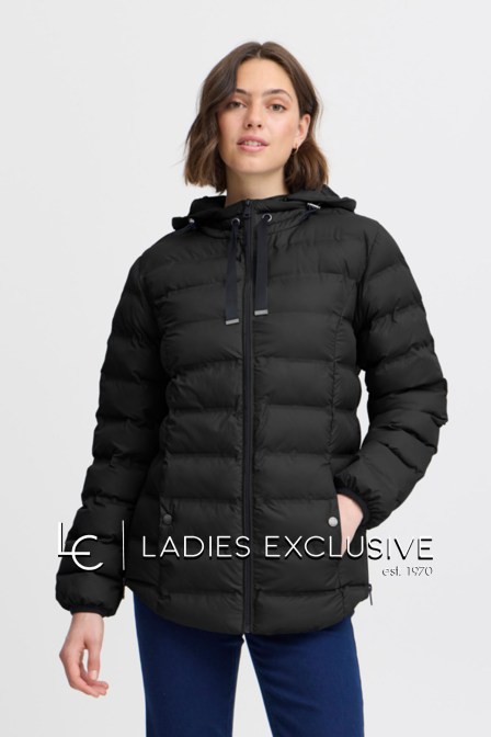 FRANSA Μπουφάν καπιτονέ με κουκούλα