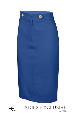 ESTEL Φούστα βαμβακερή σε ίσια γραμμή