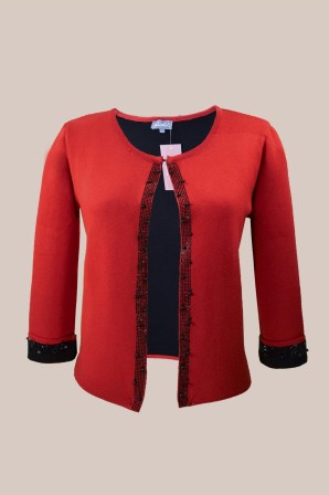 NICOLA Μπολερό βισκόζ με στρας