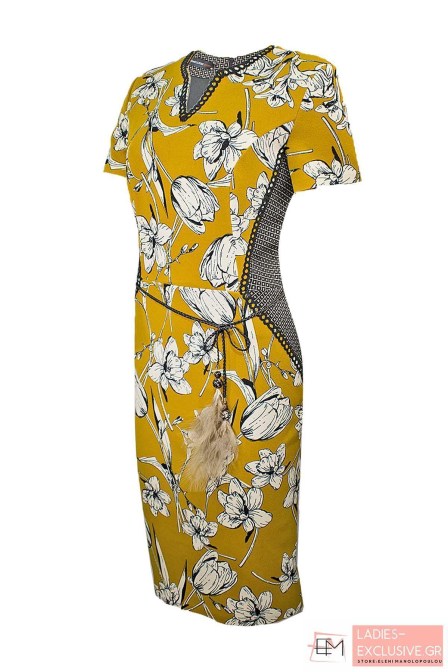 WOMEN'S STYLE Φόρεμα εμπριμέ midi