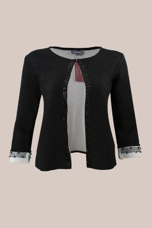 NICOLA Μπολερό βισκόζ με στρας