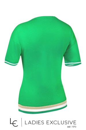 NICOLA Μπλούζα κοντομάνικη με ελαστική λαιμόκοψη