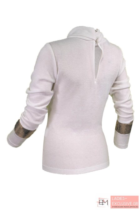 ESTEL Μπλούζα με γούνα