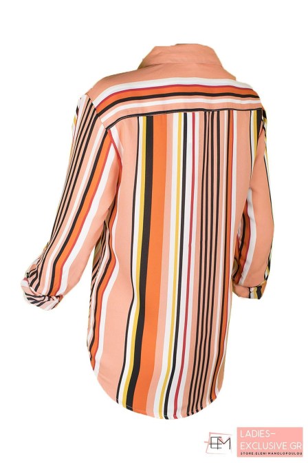 ESQUALO Πουκάμισο ριγέ με δέσιμο