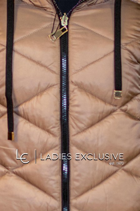 REVER Μπουφάν διπλής όψης με κουκούλα.