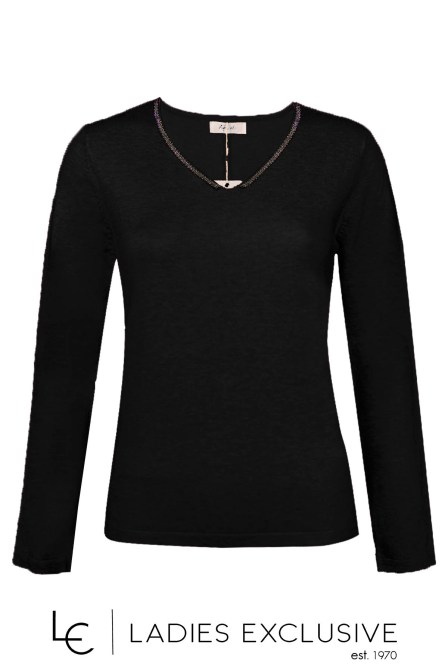 TRIPODE Μπλούζα πλεκτή με άνοιγμα v