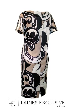 ESTEL Φόρεμα κοντομάνικο εμπριμέ