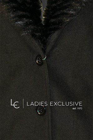 FIBES Ημίπαλτο με γούνα