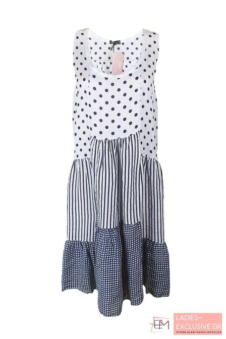 M Mode Φόρεμα λινό