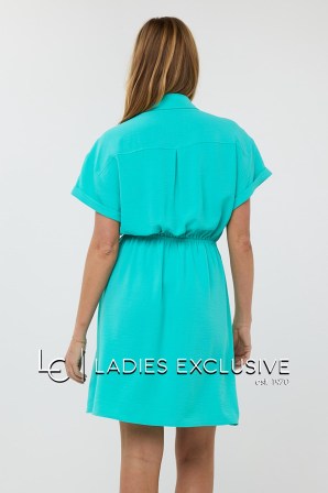 ESQUALO Φόρεμα κοντομάνικο με γιακά