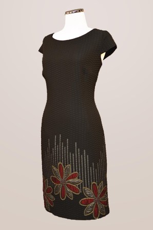 ESTEL Φόρεμα ανάγλυφο πικέ