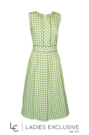 VETO Φόρεμα αμάνικο με πιέτες