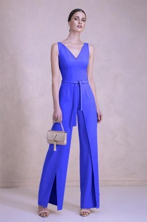 WOMEN'S STYLE Φόρμα κρεπ κοντομάνικη