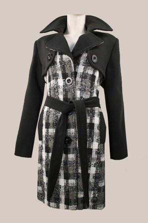 EFFECT Ημίπαλτο με πέτο γιακά