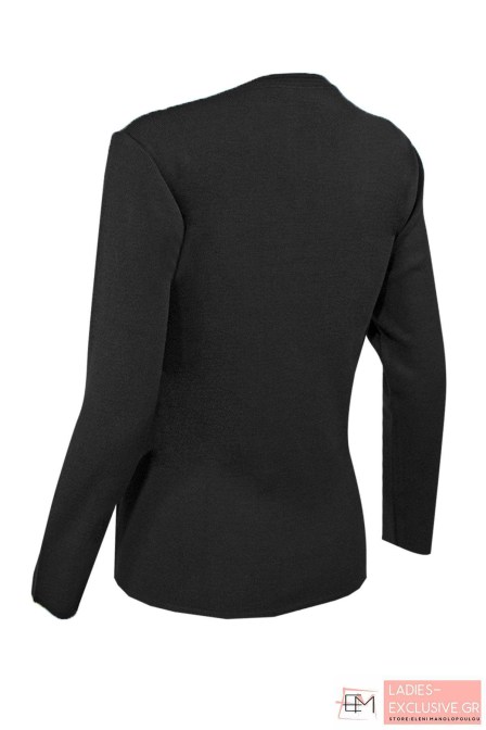 NICOLA Μπλούζα πλεκτή με λαιμόκοψη