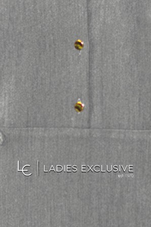 FIBES Φόρεμα με πέτο γιακά και κουμπιά