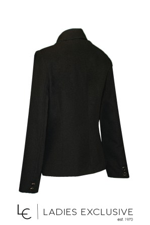 VIDAL Σακάκι μαύρο κρεπ