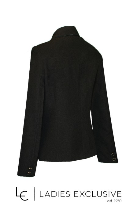 VIDAL Σακάκι μαύρο κρεπ