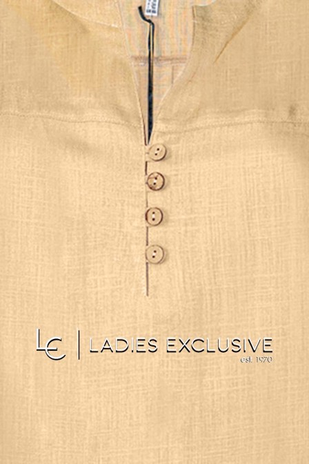 ESTEL Μπλούζα λινή σε άνετη γραμμή