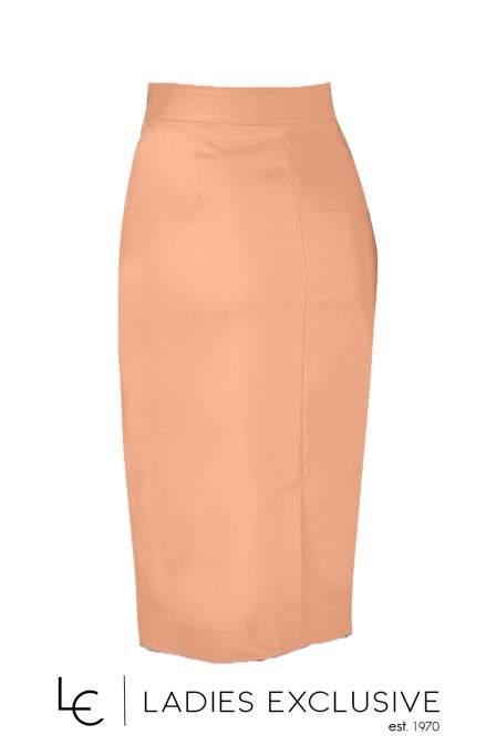 ESTEL Φούστα βαμβακερή σε ίσια γραμμή