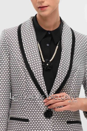 FIBES Σακάκι με στρογγυλά πέτα