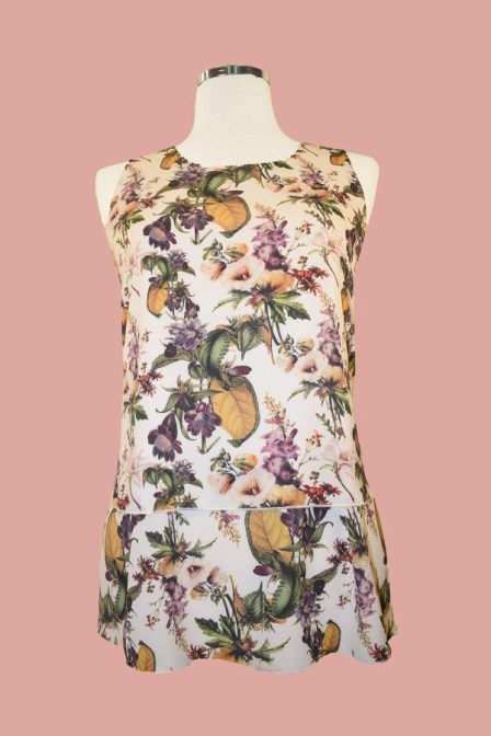 ESTEL Τοπ αμάνικο εμπριμέ