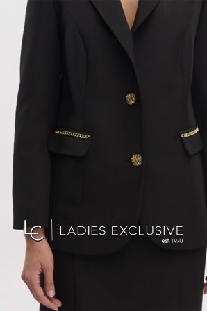 FIBES Σακάκι κρεπ με αλυσίδες