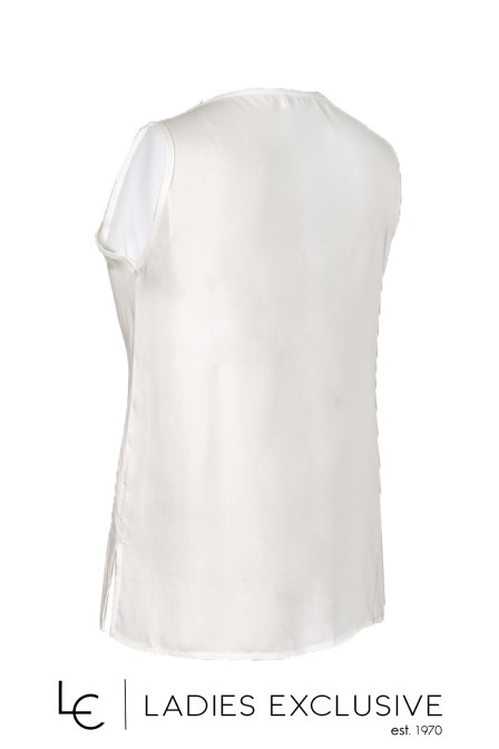 LUCIFAIR Μπλούζα αμάνικη ντραπέ