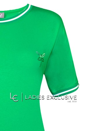 NICOLA Μπλούζα κοντομάνικη με ελαστική λαιμόκοψη