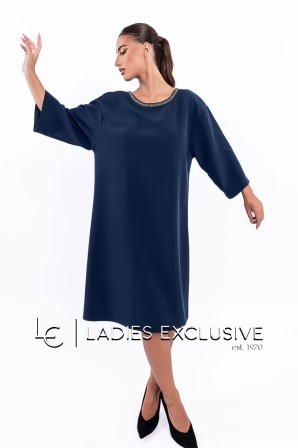 WEFTS Φόρεμα κρεπ με μανίκι 3/4