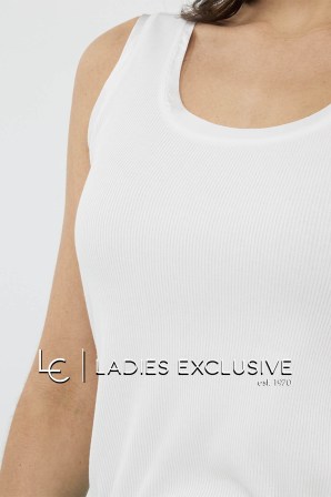 ESQUALO Μπλούζα αμάνικη ριμπ