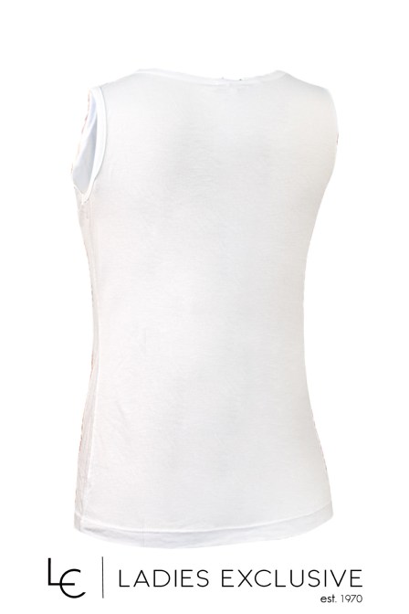 ESTEL Μπλούζα αμάνικη με στάμπα