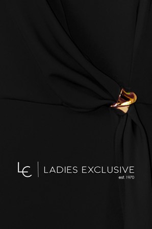 EFFECT Φόρεμα κρεπ με ντραπέ σχέδιο