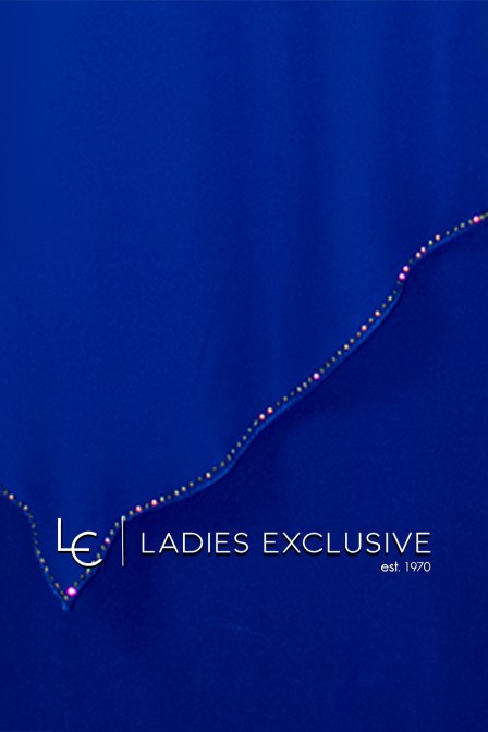 FIBES Φόρεμα βραδινό με μουσελίνα