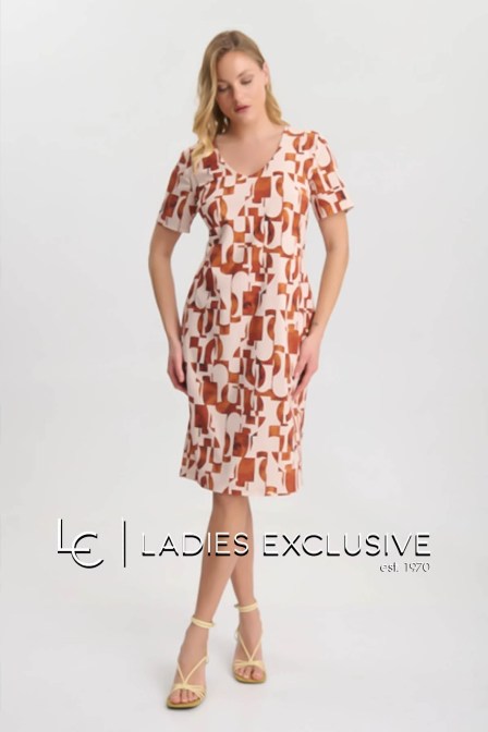 VETO Φόρεμα κοντομάνικο σε ίσια γραμμή