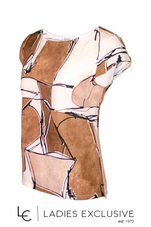 ESTEL Μπλούζα με κοφτό μανίκι