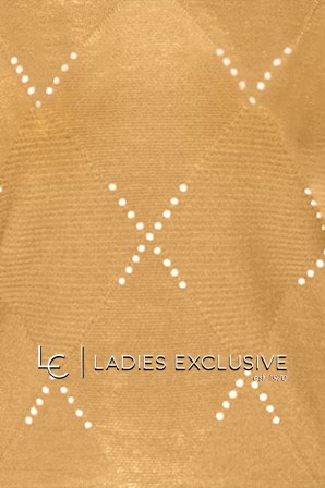 NICOLA Μπλούζα με ρόμβους και στρας