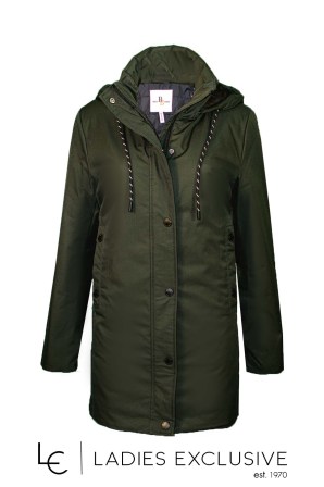 BOCA BOKA Μπουφάν παρκά με κουκούλα