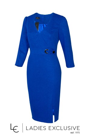 EFFECT Φόρεμα κοντομάνικο γκοφρέ