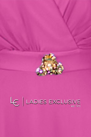 EFFECT Φόρεμα βραδινό κρουαζέ με μουσελίνα