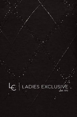 TRIPODE Μπλούζα πλεκτή με ρόμβους και στρας