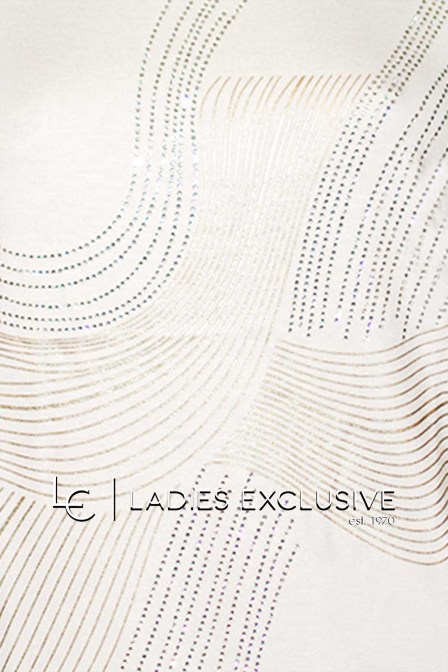 NICOLA Μπλούζα κοντομάνικη με στάμπα και στρας