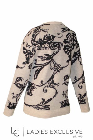 NICOLA Μπλούζα μάλλινη με σχέδια