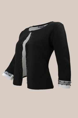 NICOLA Μπολερό βισκόζ με στρας