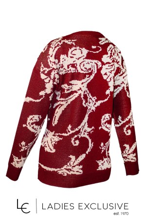 NICOLA Μπλούζα μάλλινη με σχέδια