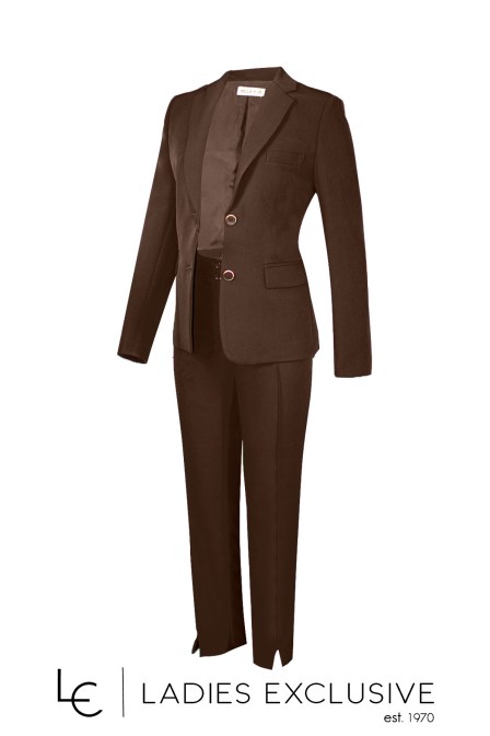 BELLA P. Παντελόνι κρεπ με λάστιχο