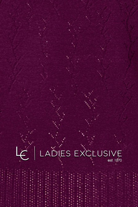 ELIN Μπλούζα μάλλινη με ανάγλυφα κλαδιά