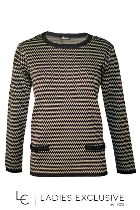 ELIN Μπλούζα μάλλινη με διακοσμητικές τσέπες